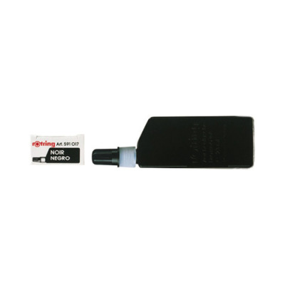 Rotring Isograph Bottled Liquid Ink 23 ml, Black