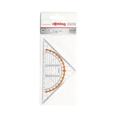 Rotring Centro Geometry Set Square, 16cm