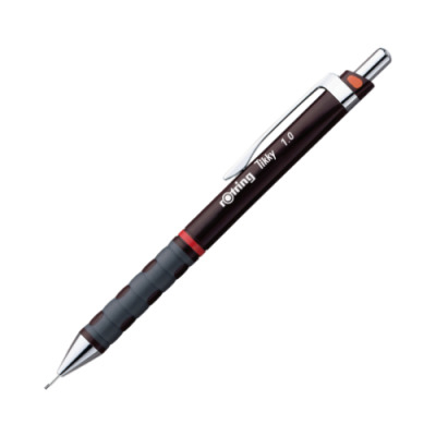 rOtring Tikky-Druckbleistift farblich gekennzeichnet 1,0 mm burgunderroter