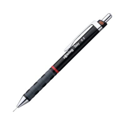 rOtring Tikky-Druckbleistift farblich gekennzeichnet 0,5 mm, Schwarz