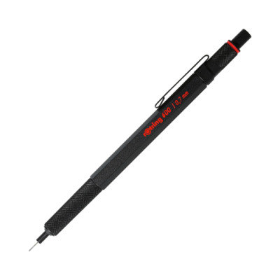 rOtring 600 Portemine mécanique 0,7 mm noir