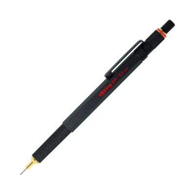 Rotring wooden pencil metallic HB