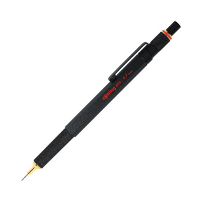 Rotring 800 Mechanical Pencil HB 0,7 mm, Black Metal