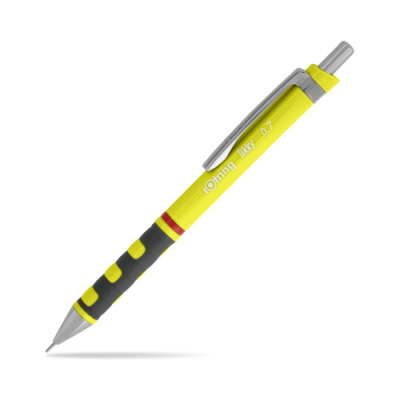 Rotring Tikky Mechanical Pencil, HB, 0,7 mm, Neon Yellow