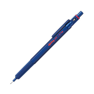 rOtring 600 Druckbleistift Vollmetall 0,7mm, Blau