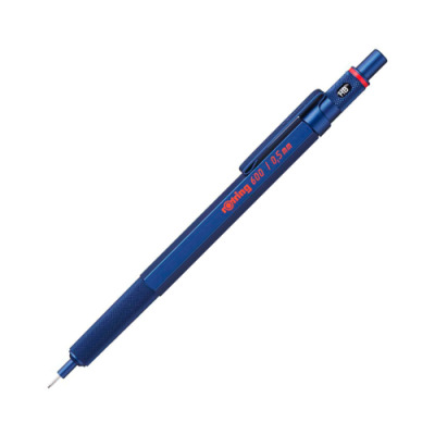 rOtring 600 Druckbleistift Vollmetall 0,5 mm, Blau