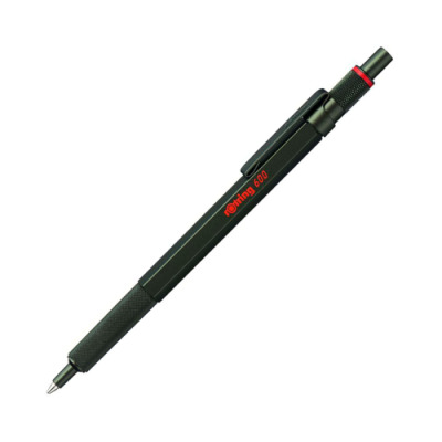 Rotring 600 Ballpoint Pen, Green Barrel