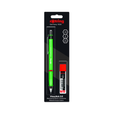 rOtring Visuclick portemine 0,5 mm +  24 mines HB