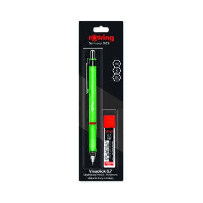 rOtring Visuclick portemine 0,7 mm +  24 mines HB