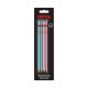 Rotring Wooden Pencils Set, HB, Metallic