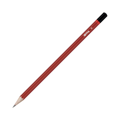 Rotring Wooden Pencil HB, Red