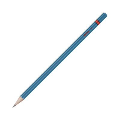 Rotring Bleistift aus Holz HB, Metallic
